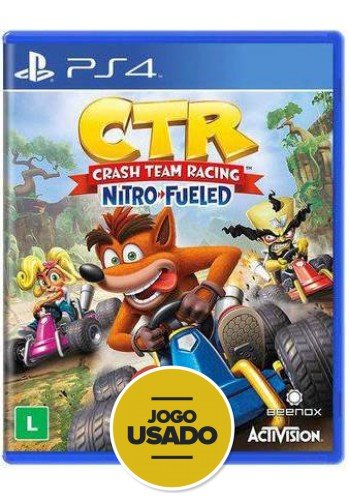 Crash Team Racing Nitro-Fueled - PS4 (Usado)